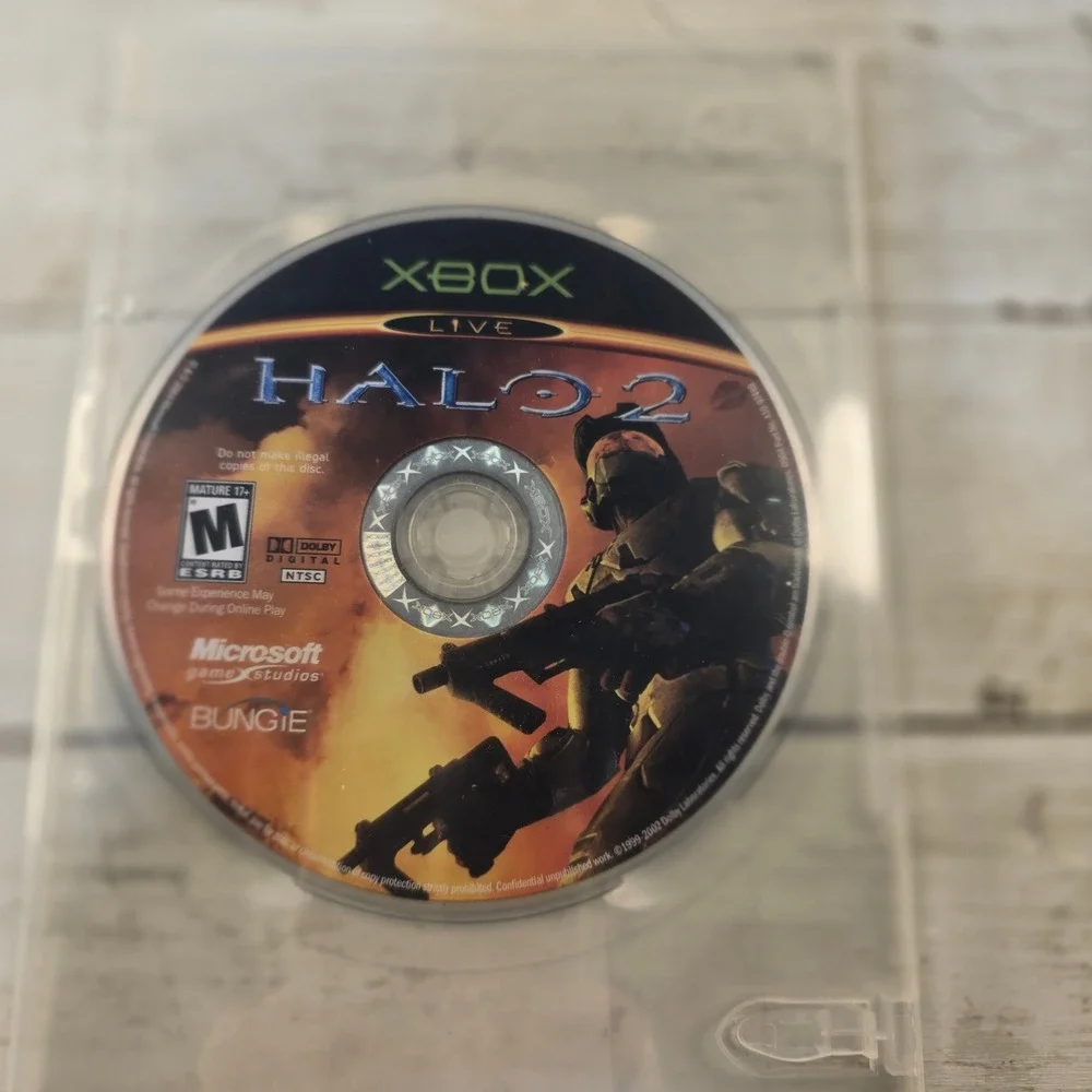 Halo 2 Microsoft Xbox Original Video Game Disc Only Bungie FPS 2004 NTSC